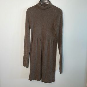 Magaschoni Mock Neck Silk Cashmere Dress